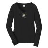 Ladies Long Sleeve Fan Favorite V Neck Tee Thumbnail