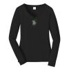 Ladies Long Sleeve Fan Favorite V Neck Tee Thumbnail