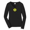 Ladies Long Sleeve Fan Favorite V Neck Tee Thumbnail