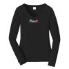 Ladies Long Sleeve Fan Favorite V Neck Tee Thumbnail