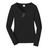 Ladies Long Sleeve Fan Favorite V Neck Tee Thumbnail