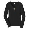 Ladies Long Sleeve Fan Favorite V Neck Tee Thumbnail