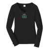 Ladies Long Sleeve Fan Favorite V Neck Tee Thumbnail