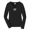 Ladies Long Sleeve Fan Favorite V Neck Tee Thumbnail