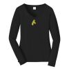Ladies Long Sleeve Fan Favorite V Neck Tee Thumbnail