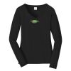 Ladies Long Sleeve Fan Favorite V Neck Tee Thumbnail