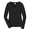 Ladies Long Sleeve Fan Favorite V Neck Tee Thumbnail