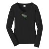 Ladies Long Sleeve Fan Favorite V Neck Tee Thumbnail