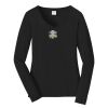 Ladies Long Sleeve Fan Favorite V Neck Tee Thumbnail