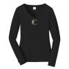 Ladies Long Sleeve Fan Favorite V Neck Tee Thumbnail