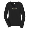 Ladies Long Sleeve Fan Favorite V Neck Tee Thumbnail