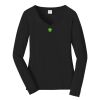 Ladies Long Sleeve Fan Favorite V Neck Tee Thumbnail