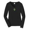 Ladies Long Sleeve Fan Favorite V Neck Tee Thumbnail