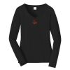 Ladies Long Sleeve Fan Favorite V Neck Tee Thumbnail