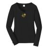 Ladies Long Sleeve Fan Favorite V Neck Tee Thumbnail