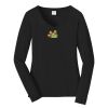 Ladies Long Sleeve Fan Favorite V Neck Tee Thumbnail