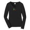 Ladies Long Sleeve Fan Favorite V Neck Tee Thumbnail