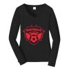 Ladies Long Sleeve Fan Favorite V Neck Tee Thumbnail