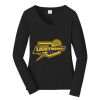Ladies Long Sleeve Fan Favorite V Neck Tee Thumbnail