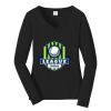 Ladies Long Sleeve Fan Favorite V Neck Tee Thumbnail