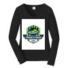 Ladies Long Sleeve Fan Favorite V Neck Tee Thumbnail