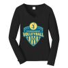 Ladies Long Sleeve Fan Favorite V Neck Tee Thumbnail