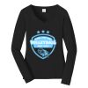 Ladies Long Sleeve Fan Favorite V Neck Tee Thumbnail
