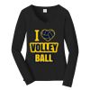 Ladies Long Sleeve Fan Favorite V Neck Tee Thumbnail
