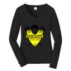 Ladies Long Sleeve Fan Favorite V Neck Tee Thumbnail