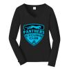 Ladies Long Sleeve Fan Favorite V Neck Tee Thumbnail
