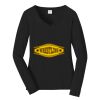 Ladies Long Sleeve Fan Favorite V Neck Tee Thumbnail
