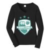 Ladies Long Sleeve Fan Favorite V Neck Tee Thumbnail