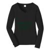 Ladies Long Sleeve Fan Favorite V Neck Tee Thumbnail